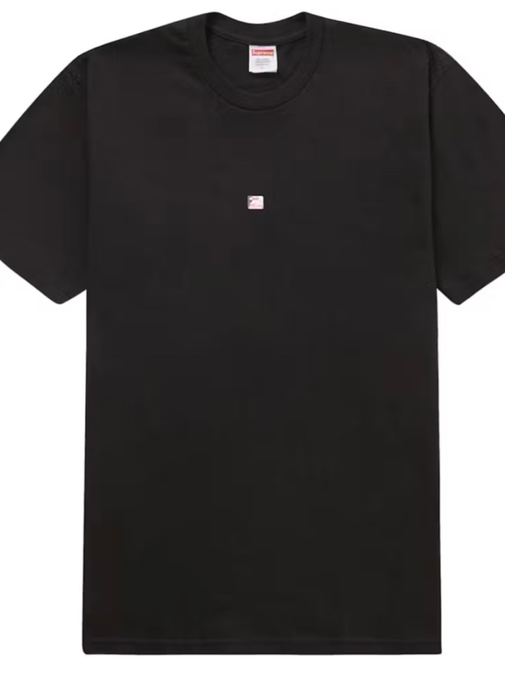Supreme(Tamagotchi) Black Folded Crewneck Tee with PacSun Tag